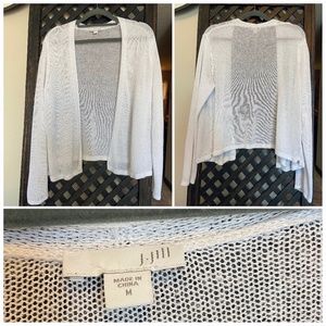 J. Jill White Cardigan sweater